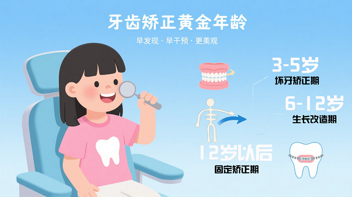 孩子牙齿矫正，黄金年龄你选对了吗？
