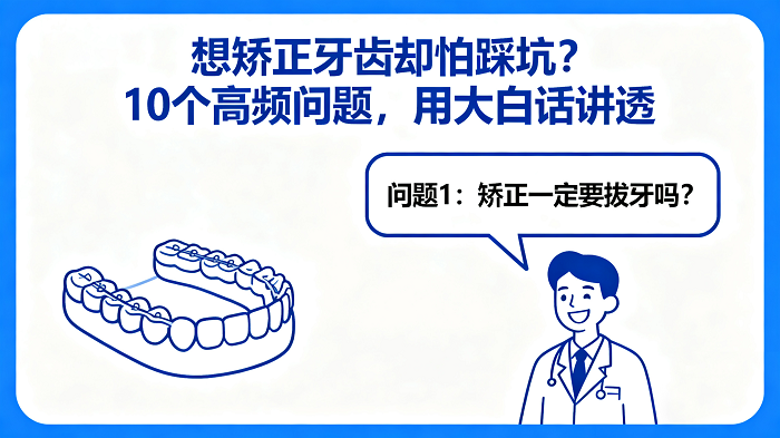 想矫正牙齿却怕踩坑？10个高频问题，用大白话讲透